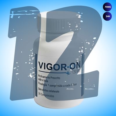 12 unidades - Vigoron 70mg