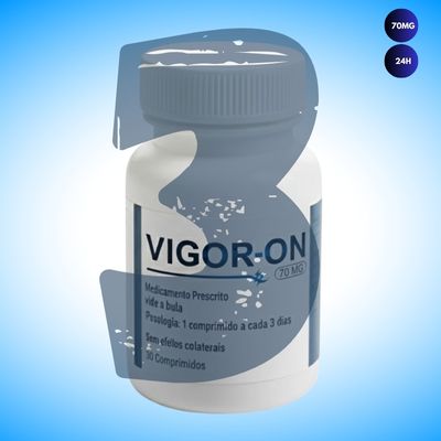 3 unidades - Vigoron 70mg